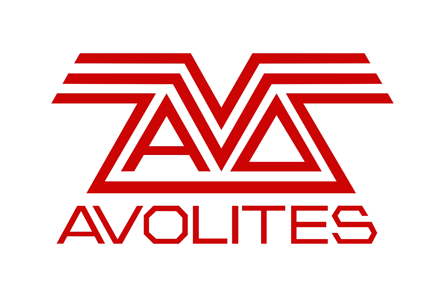 Logo of Avolites, a company known for manufacturing lighting control consoles, dimmers, and media servers for the entertainment industry installations overview, displayed in a stylized red font on a black background.